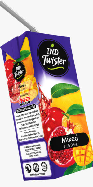 Home mixed fruit drink juice 200ml